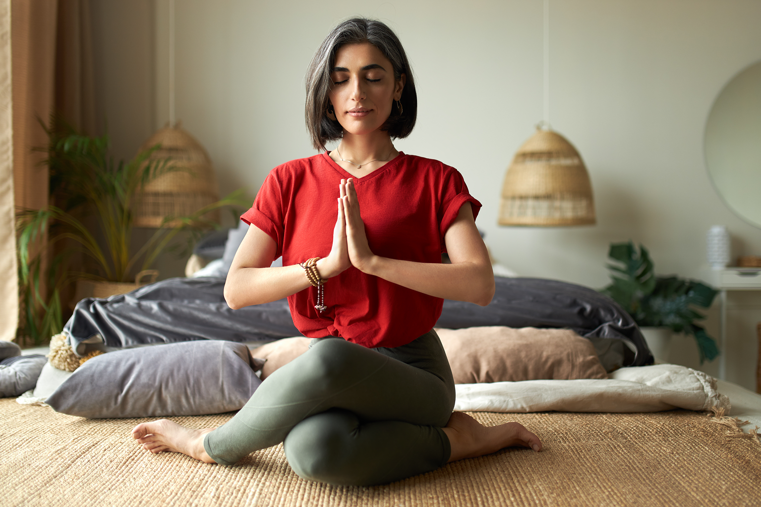 Woman Jungle Meditation